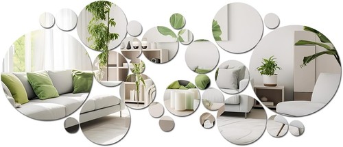Acrylic circle mirror - acrylic,